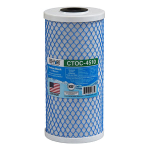 Neo-Pure CTOC-4510 9-7/8" x 4-1/2" Cyst Reduction Carbon Block Cartridge