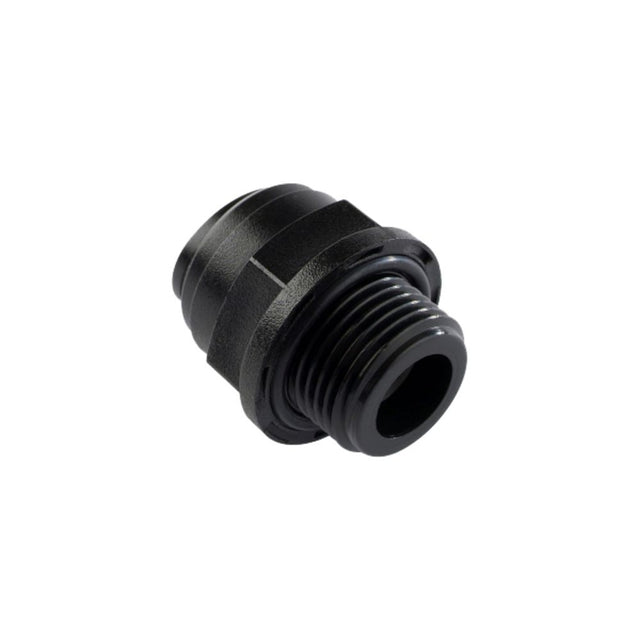 NeoFit - Acetal Black Male Connector- 4mm tube OD x 1/8"BSP[P]