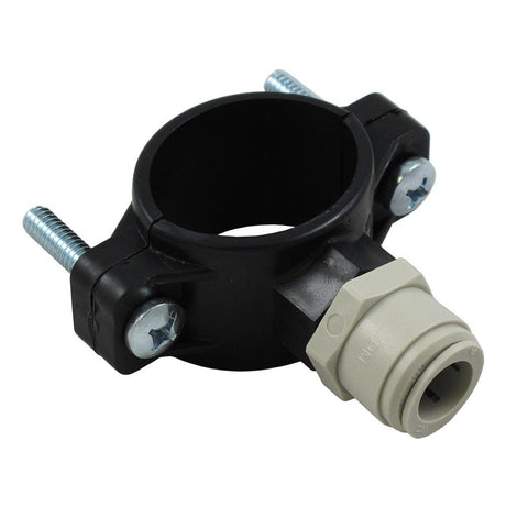 Drain Saddle Connector x 3/8" FPT w/1/2" QC