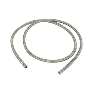 Braided Stainless Steel Hose 304 1/4" COMP x 1/4" COMP 60" Length