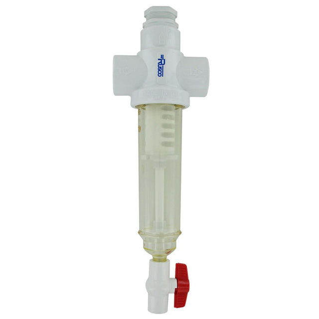 Rusco Chemically Resistant Sediment Trapper Filter Combo Style 1-1/2" PE - 100 Mesh [152 micron]