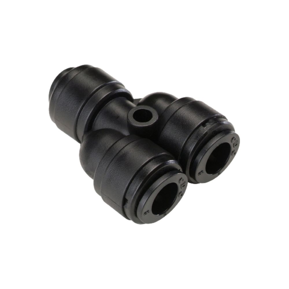 NeoFit - Acetal Black Two Way Divider 1/4" in & out