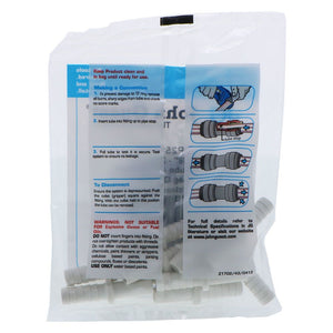 John Guest Polypro Tube to Hose Stem - 3/8 OD Stem x 3/8 ID Barb