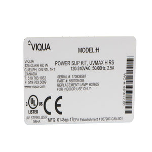 Trojan UVMax 650709-004 Power Supply Kit for H System