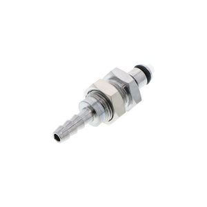 MCD4203 Valved Panel Mount Hose Barb Coupling Insert 3/16 ID Barb