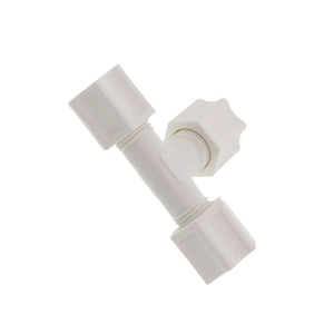 JACO 70-5-P-O Polypropylene Union Tee 5/16 OD Tube x 5/16 OD Tube x 5/16 OD Tube