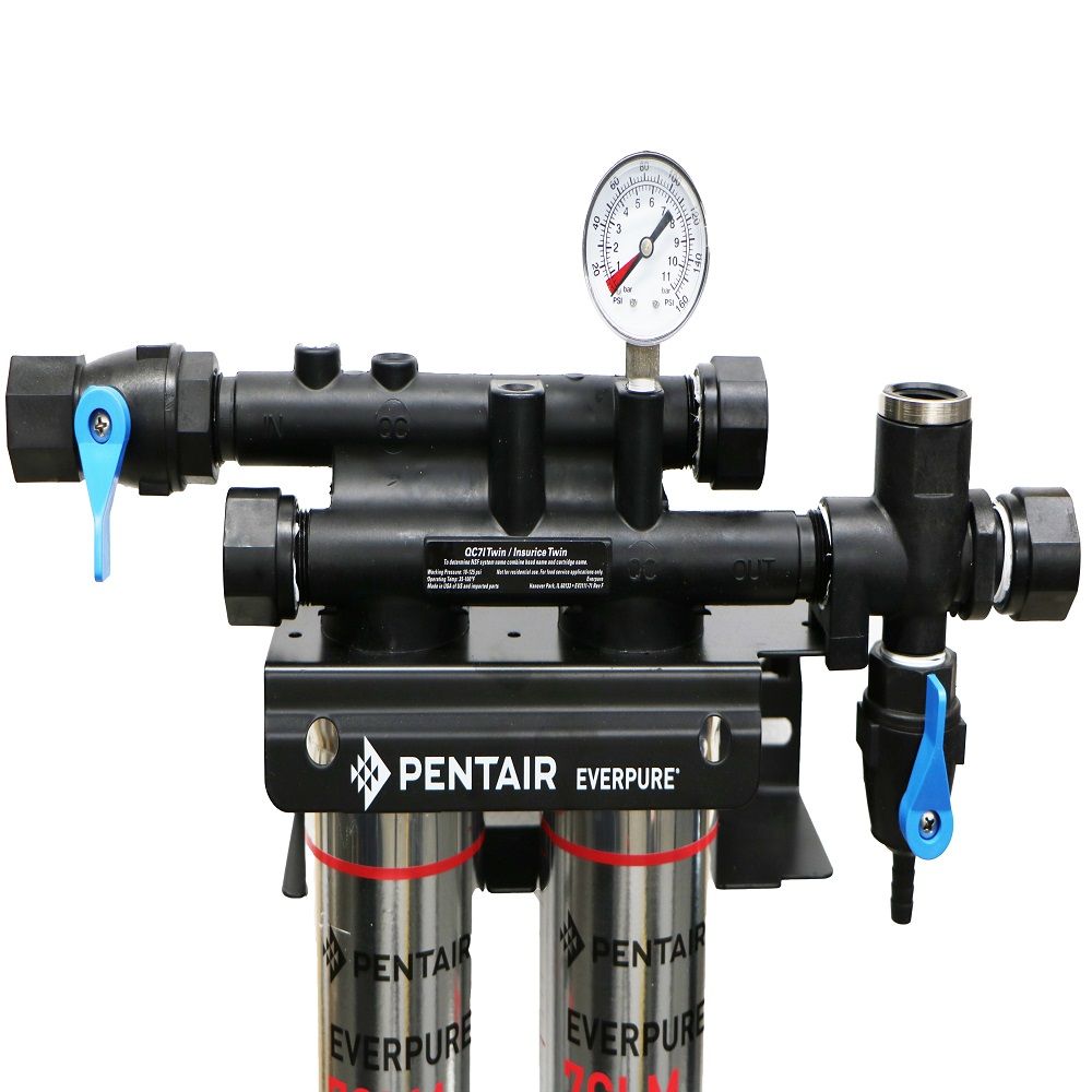 Everpure QC7I Twin 7CLM Chloramine Reduction Filter System