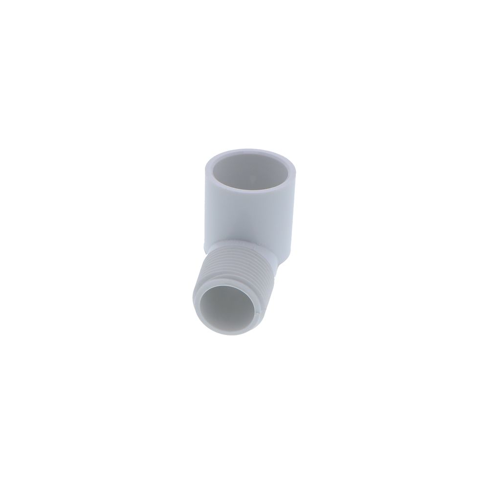 Schedule 40 PVC 3/4" Inch 90 Street Elbow MIPT x Socket