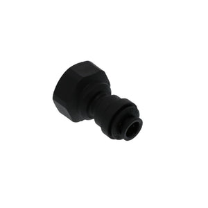 John Guest Female Adapter NPTF Black Polypropylene - 1/4 x 1/4 NPTF
