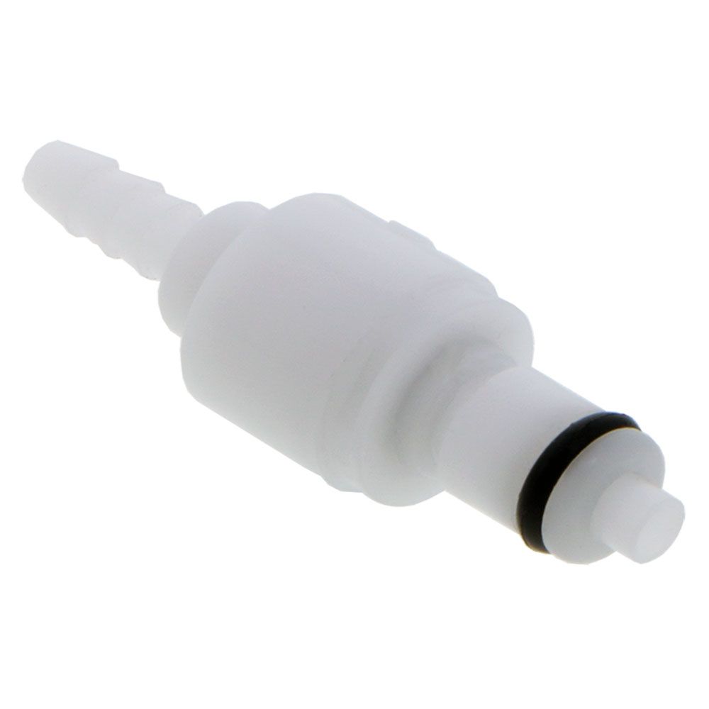 10400 NSF Valved In-Line Hose Barb Coupling Insert 1/8 ID Barb