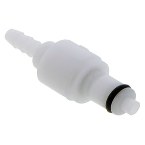 10400 NSF Valved In-Line Hose Barb Coupling Insert 1/8 ID Barb