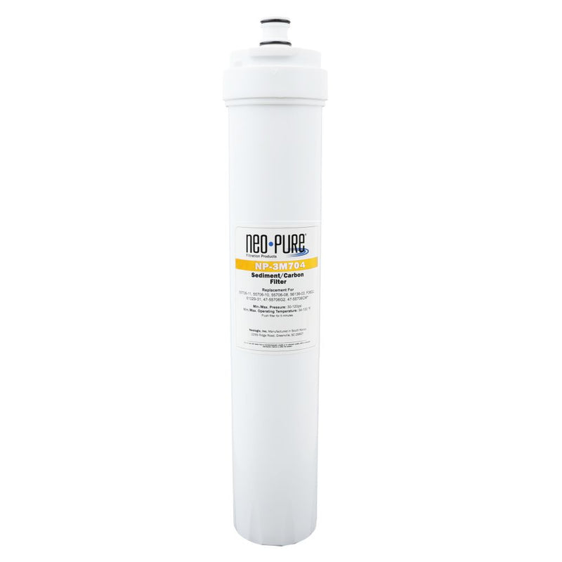 Neo-Pure NP-3M704 SQC Compatible Carbon Pre/Post Filter