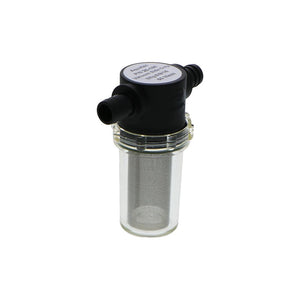 Inline T-Strainer 1/2" HB x 1/2" HB with 50 Mesh SS Filter Screen
