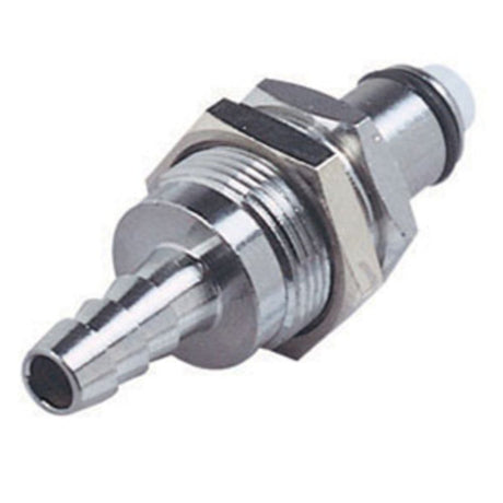 LC42006 Panel Mount Hose Barb Coupling Insert 3/8 ID Barb