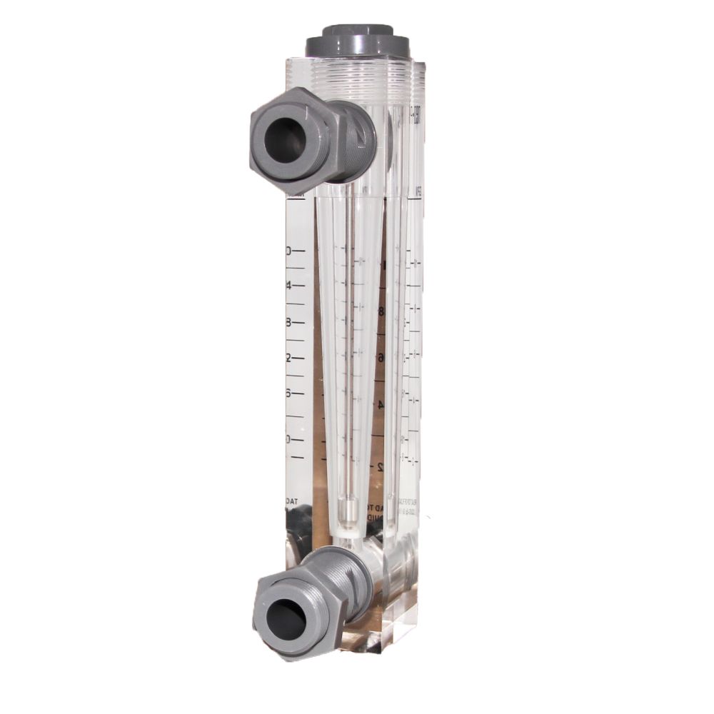 Neo-Pure Panel Mount Flowmeter 0.5-5GPM 1/2" MNPT