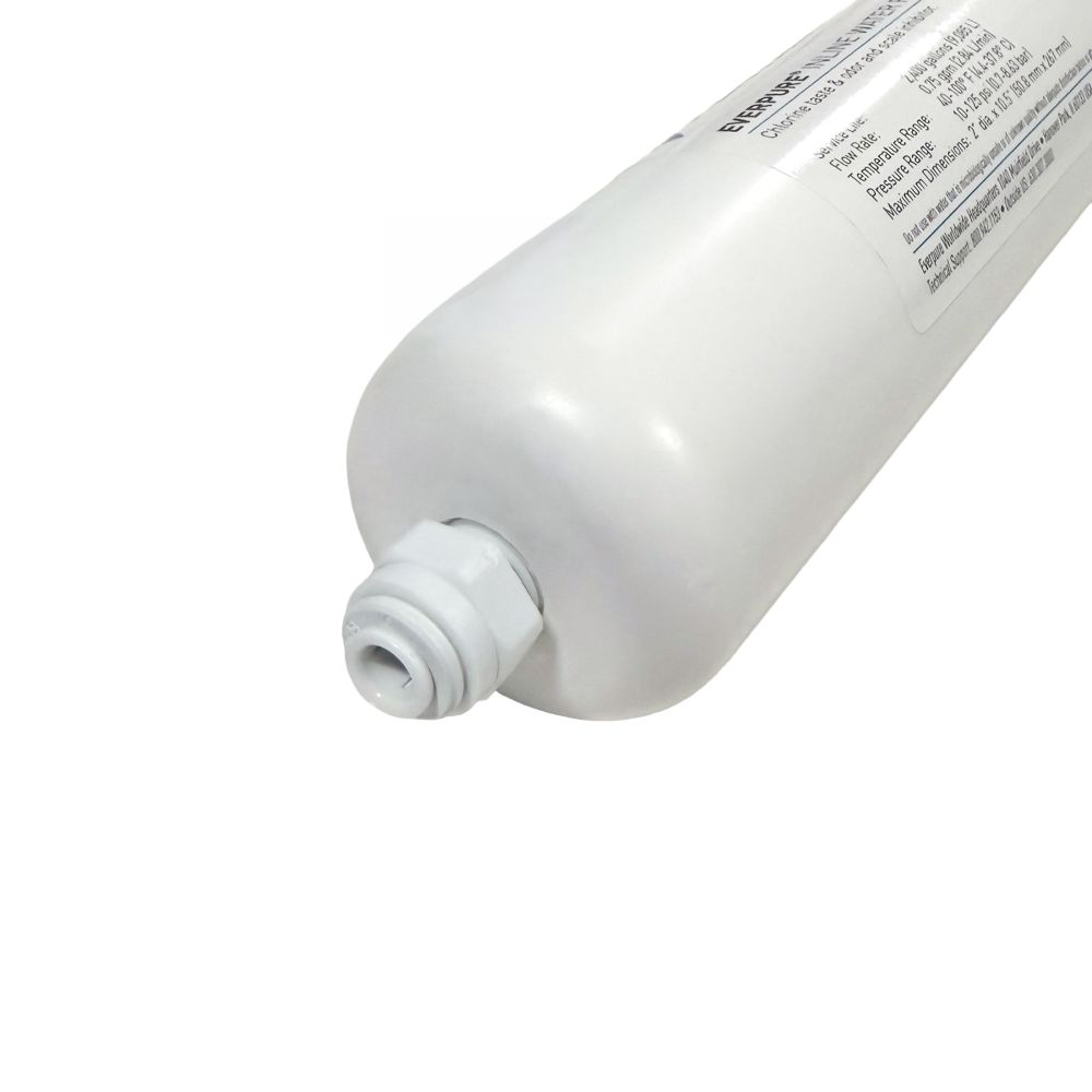 Everpure EV9100-06 IN-10 In-line Filter with 1/4" Fittings