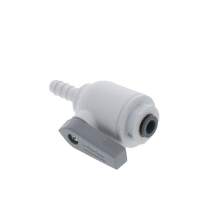 Parker Liquifit Par-Barb Valve Union Connector - 1/4 ID Barb x 1/4 QC