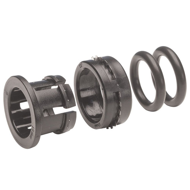 John Guest Plastic Half Cartridge - 8mm Black Double Nitrile O-ring