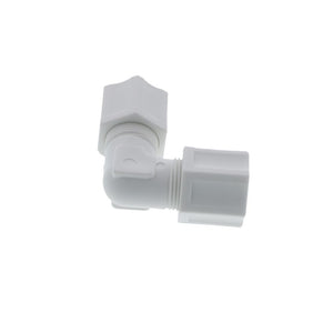 JACO 50-8-P-PG Polypropylene Union Elbow 1/2 OD Tube x 1/2 OD Tube