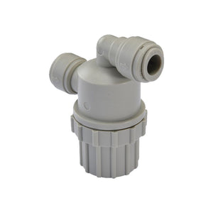 NeoFit - Acetal Gray Filter Strainer 3/8" OD Tube x 3/8" Push-in 100 mesh [150 mic]