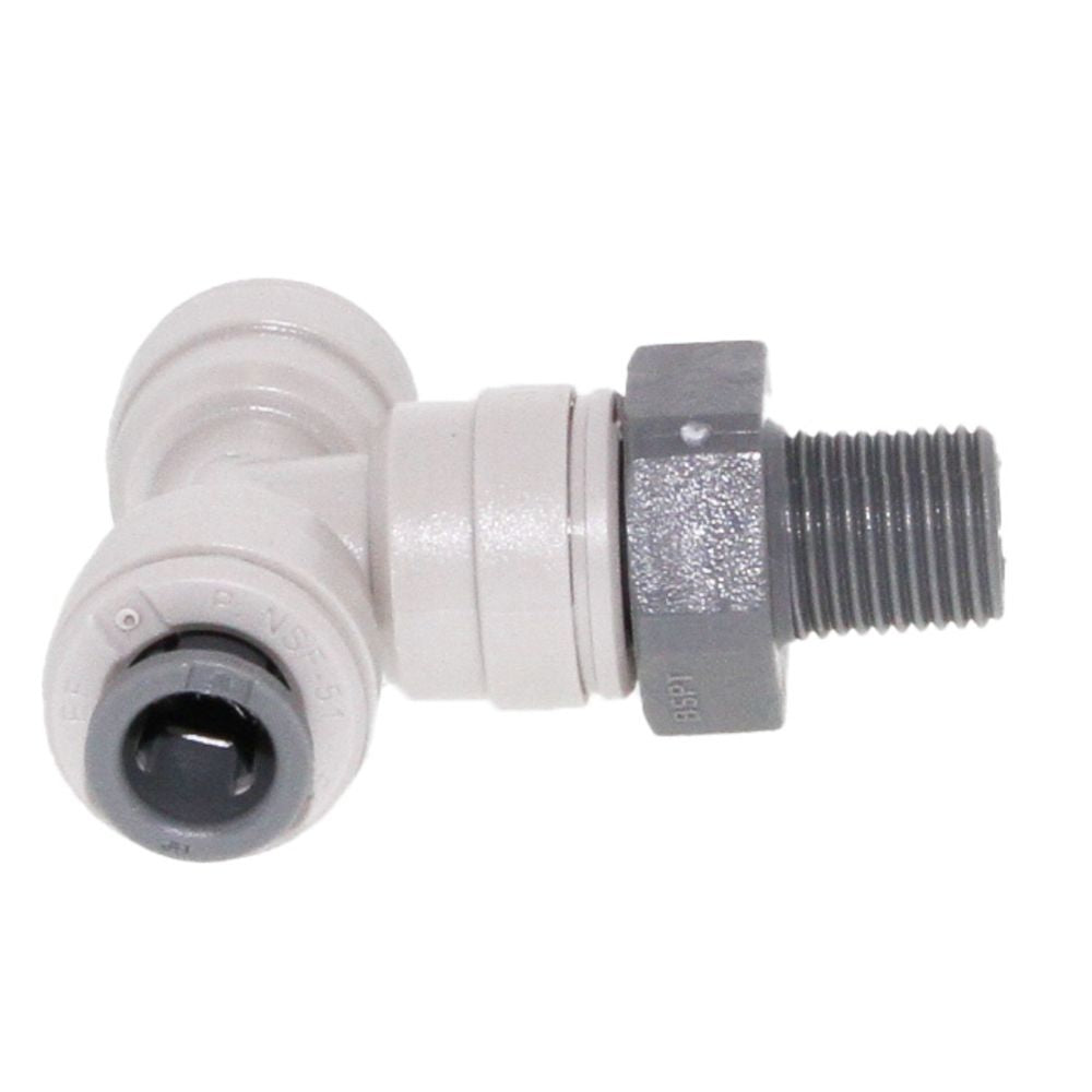 John Guest Swivel Branch Tee NPTF - 1/2 x 3/8  NPTF