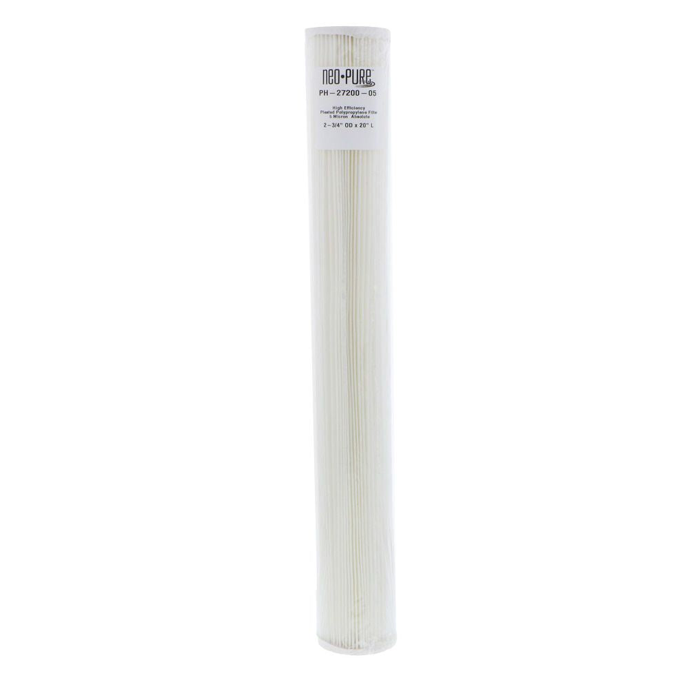 Neo-Pure PH-27200-05 20" High Efficiency Pleated Filter 5 micron