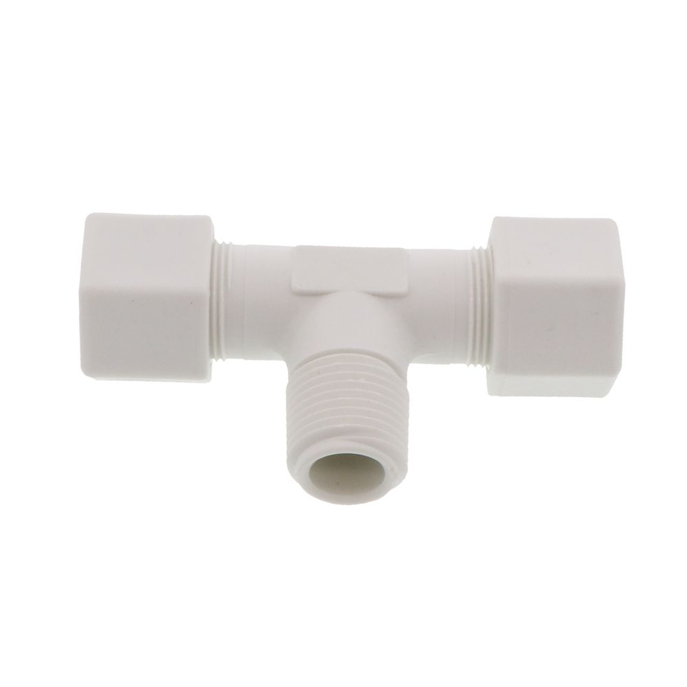 JACO 60-10-8-P-PG Polypropylene Male Branch Tee 5/8 OD Tube x 1/2 MPT