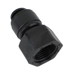 NeoFit - Black Female Adapter 1/2" tube x 1/2" BSP[P] - Cone Type