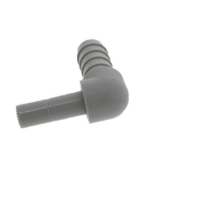 DMfit Stem Elbow Barb Connector  - 1/4 OD Stem x 5/16 ID Barb