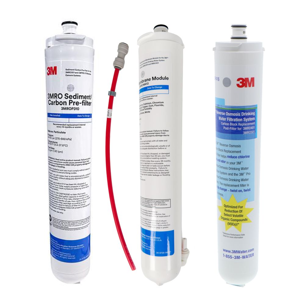 Water Factory Systems SQC3 Replacement Water Filter Kit