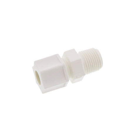 JACO 10-6-6-P-PG Polypropylene Male Connector 3/8 OD Tube x 3/8 MPT