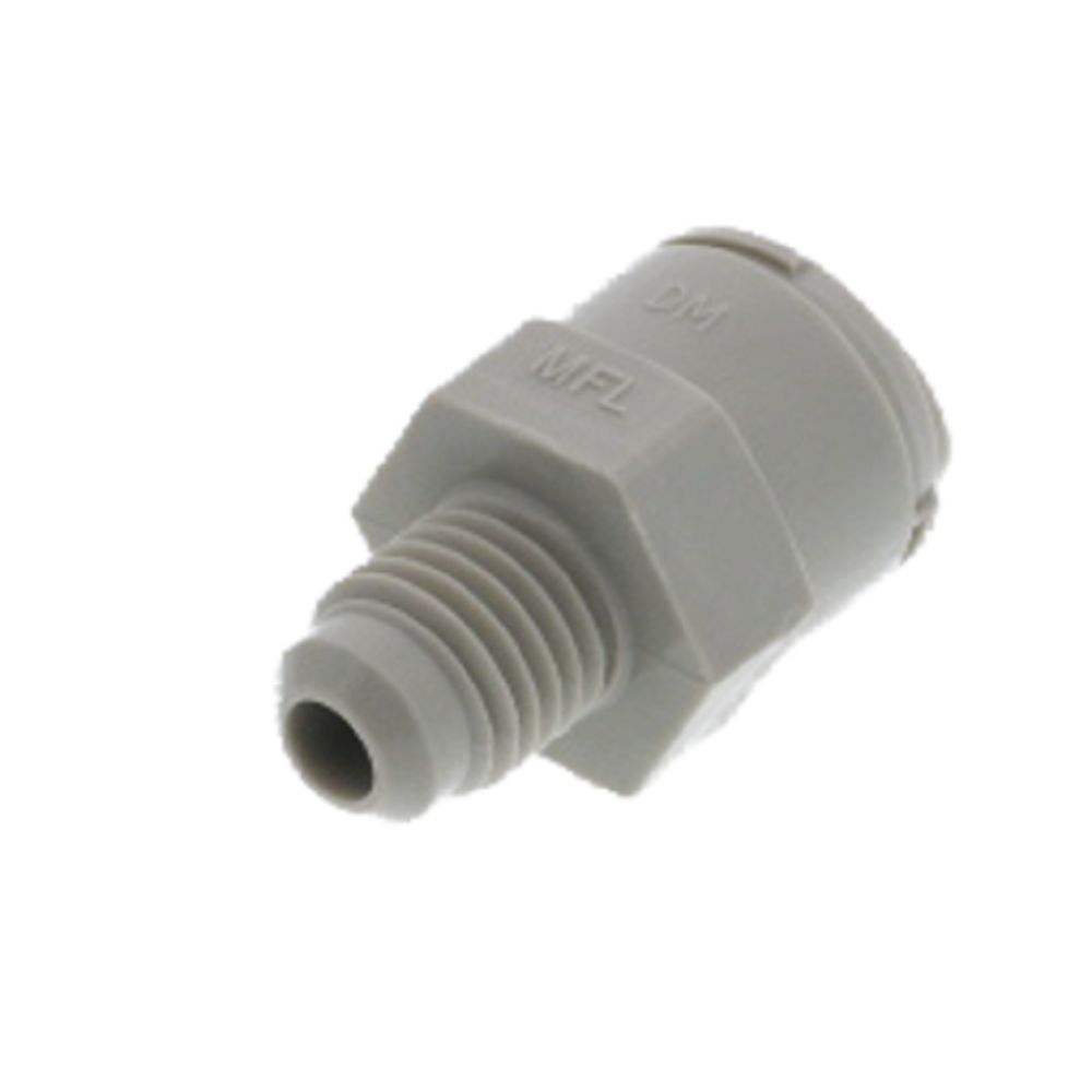 DMfit Male Connector MFL - 3/8 Push-in x 1/2 16 UN