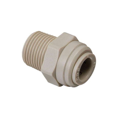 NeoFit - Acetal Gray Male Connector 1/4" tube x 1/2"NPTF