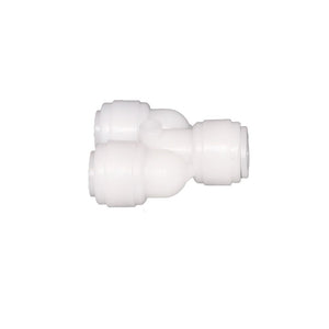 NeoFit - Acetal White Two Way Divider 3/8" in x 1/4" out - Case of 625