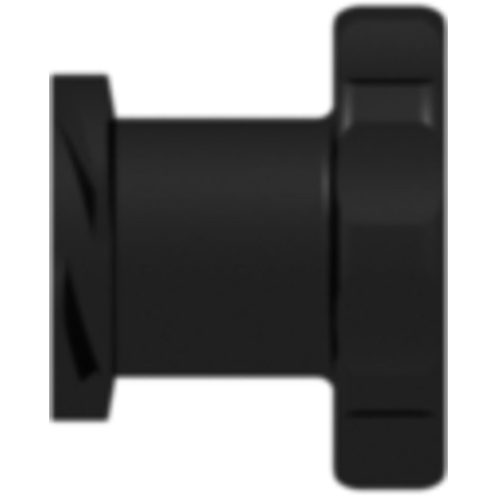 LinkTech Female Luer Thread Style Cap, Black Nylon