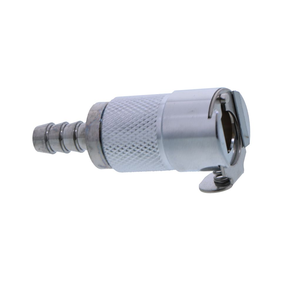 LCD17004 Valved In-Line Hose Barb Coupling Body 1/4 ID Barb