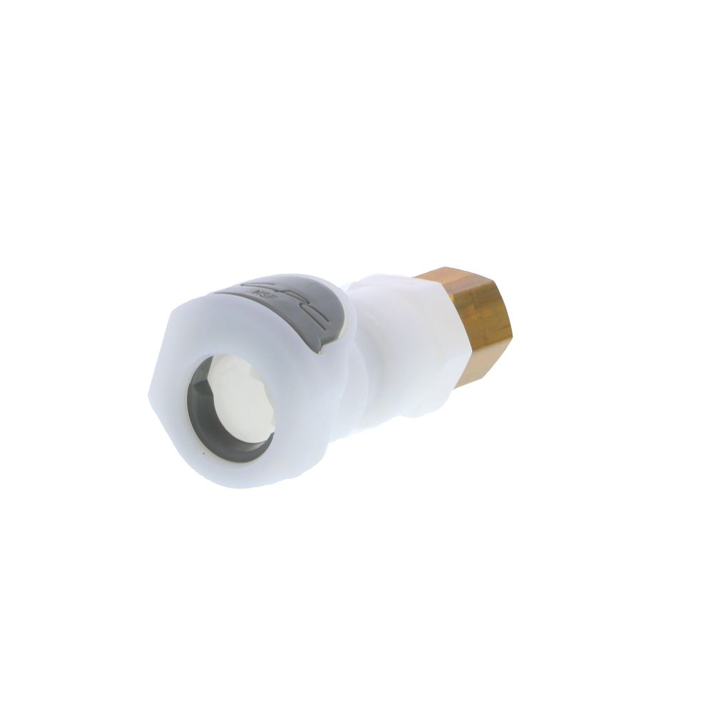 APC NSF Valved In-Line Compression Coupling Body with Shroud - 1/4"
