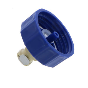 Colder BQ45GL1001 45mm Cap with PMC12 1/4 Hose Barb Valved Inline Body