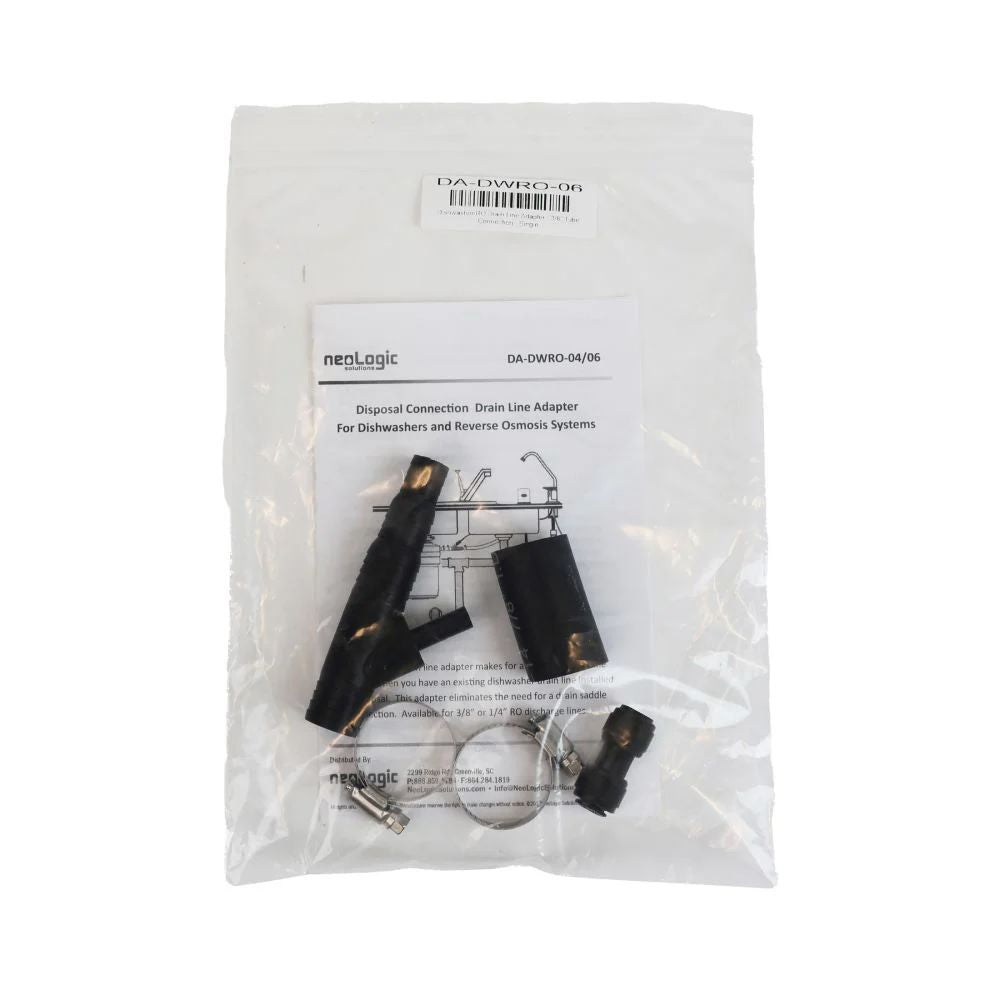 Dishwasher/RO Drain Line Adapter - 1/4" Tube Connection