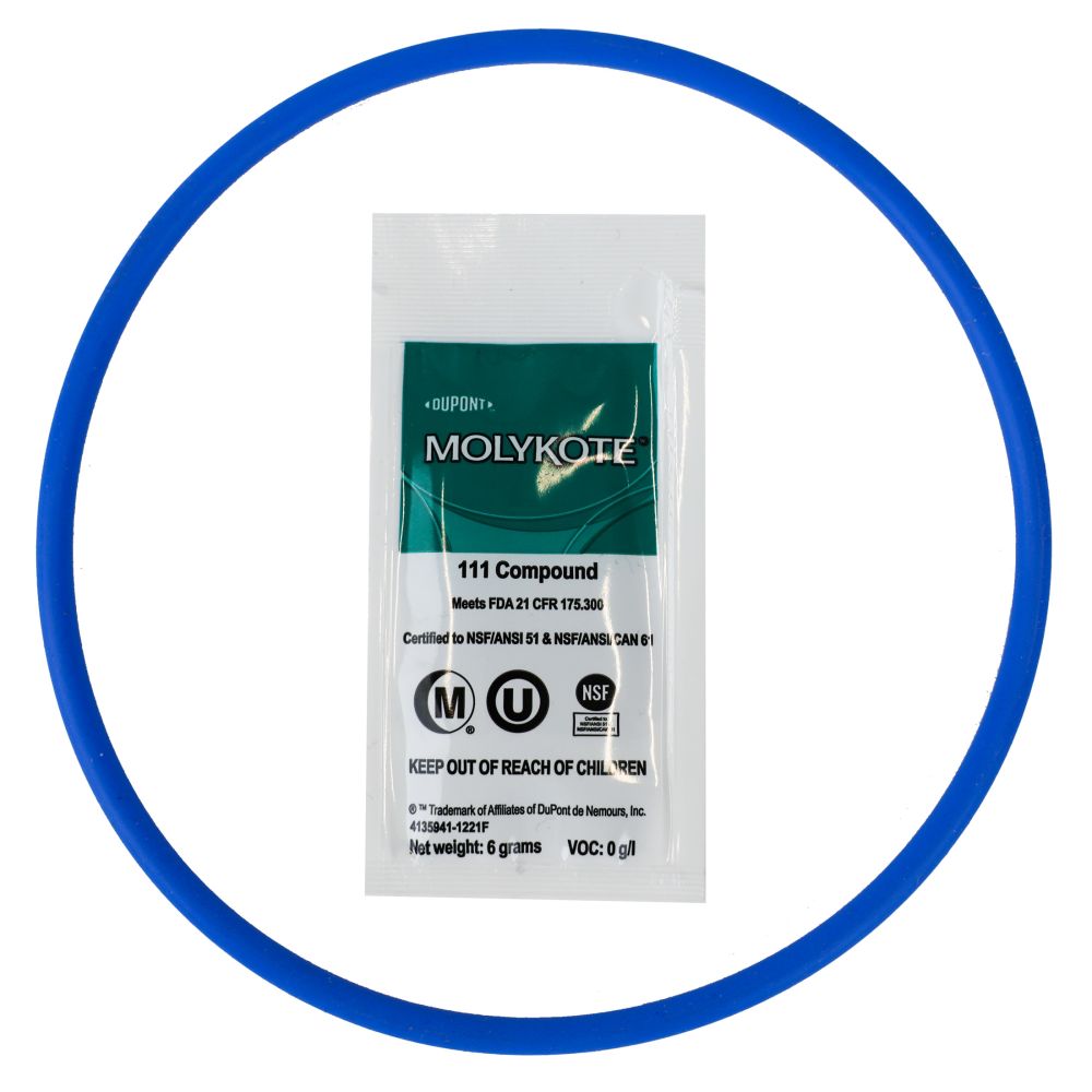Replacement Blue O-Ring Kit with Lubricant for Whole House Water Systems