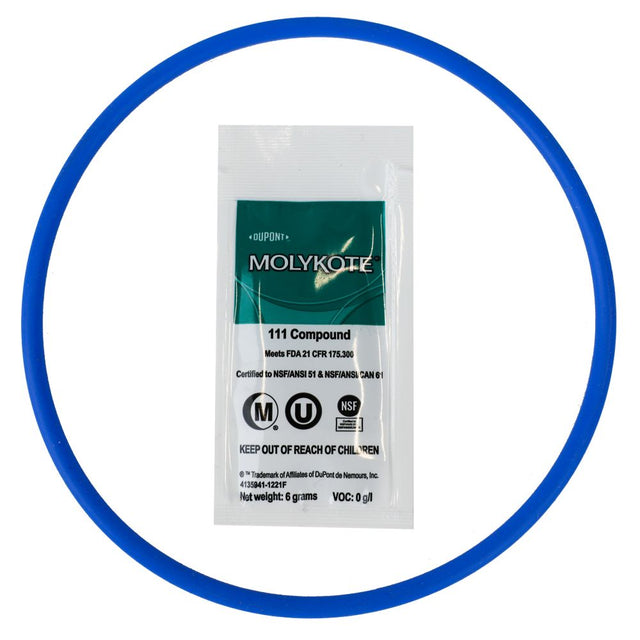 Replacement Blue O-Ring Kit with Lubricant for Whole House Water Systems