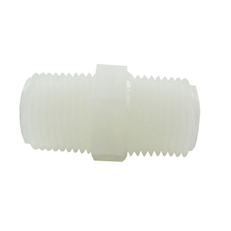 Nipple Hex - 3/4" MPT Natural Nylon