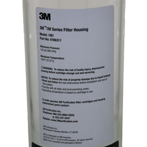 3M 1M Series 10" Clear Housing w/ 3/4" NPT connection