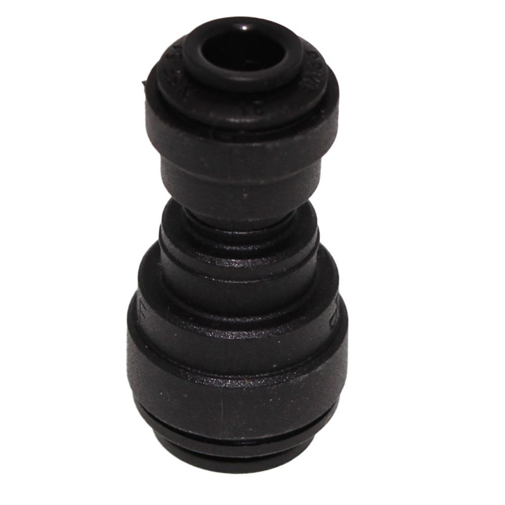 John Guest Reducing Union Black Polypropylene  - 3/8 x 1/4