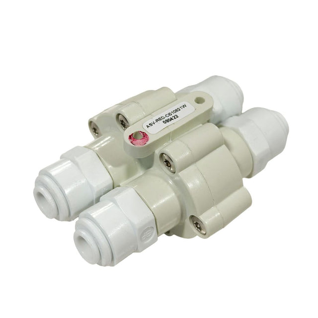 ASV-ERP-JG Automatic Shut-off Valve for Permeate Pumps 4 Way 1/4 QC