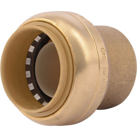 SharkBite® U520LF Lead-Free Brass Push-to-Connect End Stop - 1"
