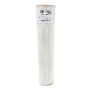 Neo-Pure PH-27195-01 19-1/2" High Efficiency Pleated Filter 1 micron