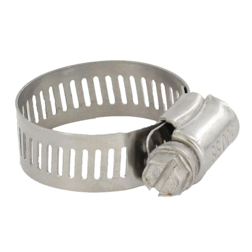 Stainless Steel Hose Clamp 316 SAE #6 - 3/8" - 7/8"