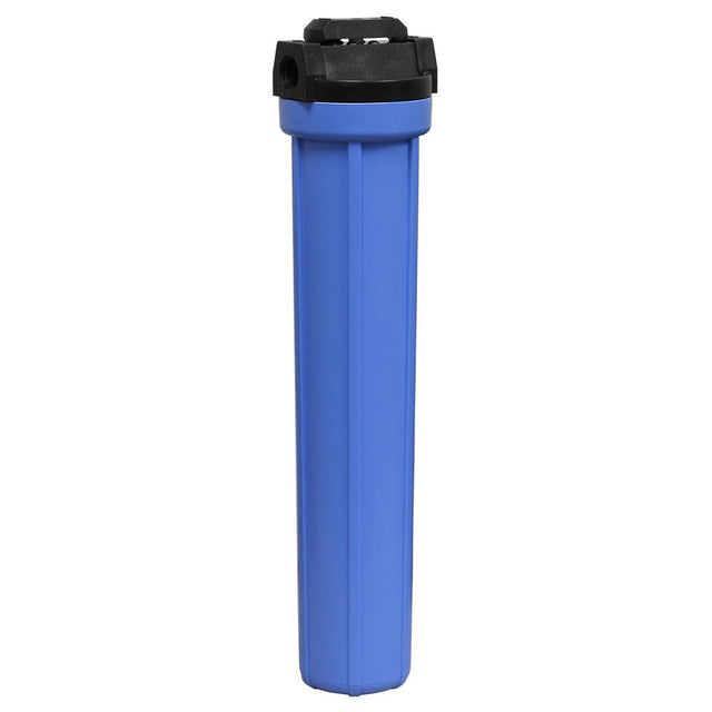 Pentek 150166 20" Standard Filter Housing Black/Blue VIH w/PR - 3/4" FPT