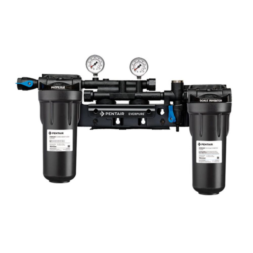 Everpure EV9294-02 High Flow CSR Twin Manifold with 10" Prefilter